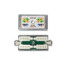 RJ45 CAT6A SHIELDED SURFACE-MOUNT COUPLER (TOOL-LESS)