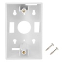 WHITE BACK BOX FOR WALL PLATES