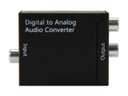 DIGITAL COAX & TOSLINK TO ANALOG AUDIO CONVERTER