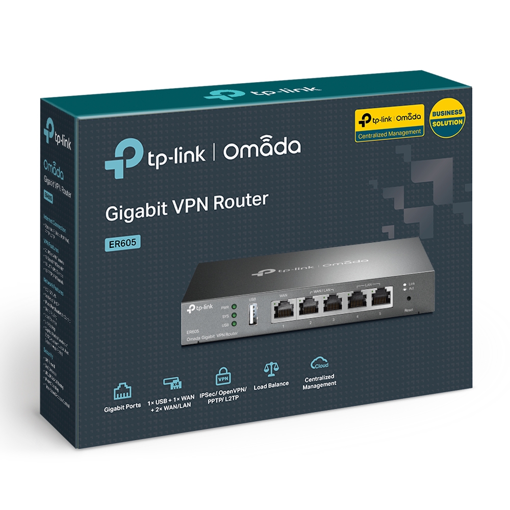 TP-LINK OMADA ER605 GIGABIT VPN ROUTER