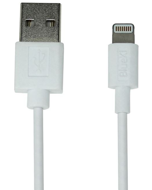 3' WHITE LIGHTNING CHARGE AND SYNC CABLE FOR APPLE DEVICES