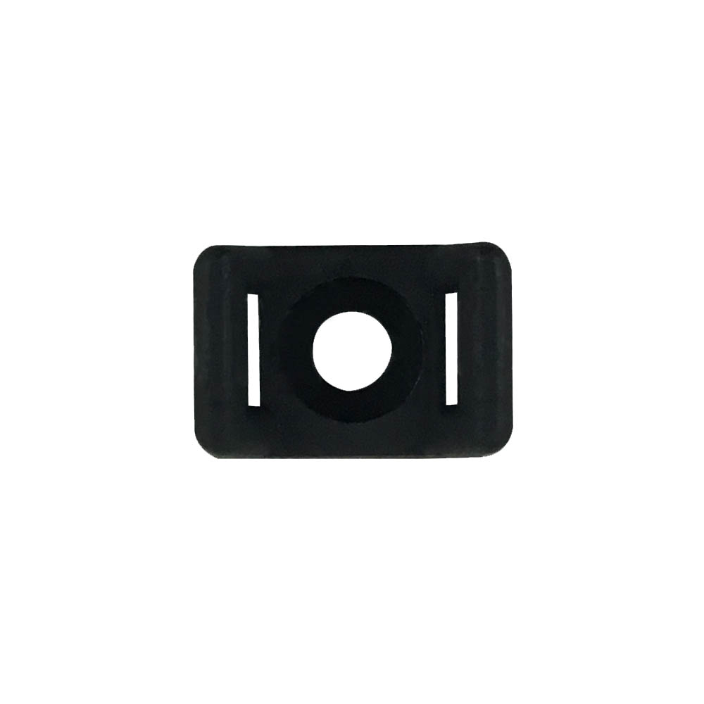 [KSHC1BK] CABLE TIE WALL-MOUNT ANCHOR SCREW TYPE BLACK (100/BAG)