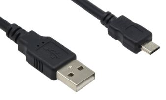 USB 2.0 A/MICRO-B 5 PIN CABLE 6'
