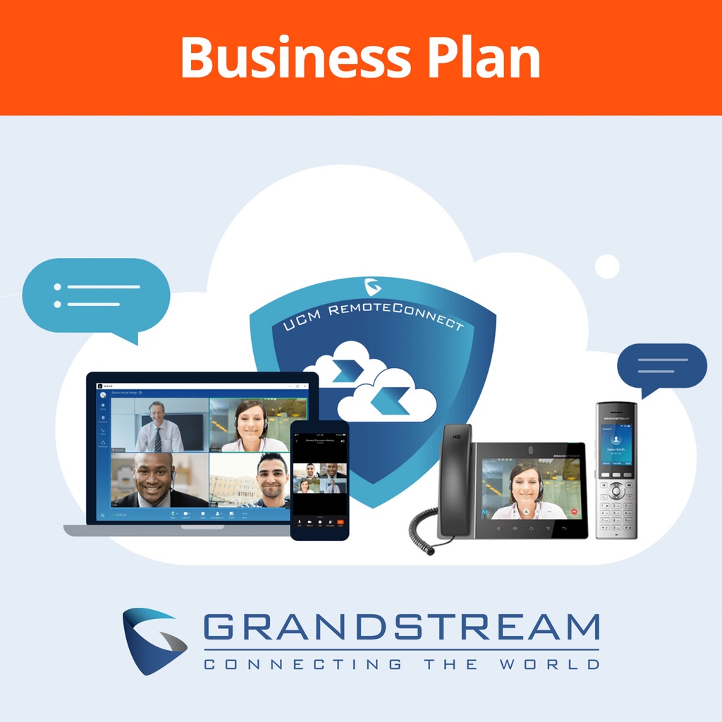 GRANDSTREAM UCMRC BUSINESS 1 YR / 32 CONC CALLS 200 USERS 5 GB