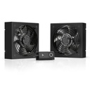AC INFINITY RACK ROOF FAN KIT, DUAL COOLING-FANS WITH SPEED CONTROLLER