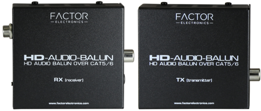 FACTOR HD AUDIO BALUN 300M OVER CAT5/6