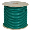 CAT6A 1000' GREEN SOLID SHIELDED F/UTP NETWORK BULK CABLE
