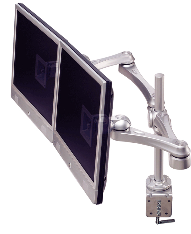 MODERNSOLID DUAL MONITOR MOUNT (CLAMP TYPE)