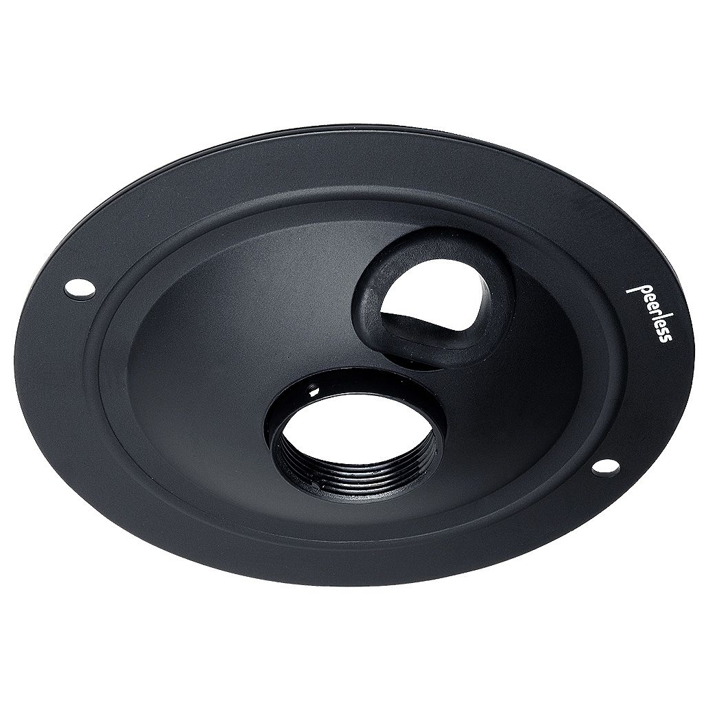 PEERLESS ROUND STRUCTURAL CEILING PLATE - BLACK