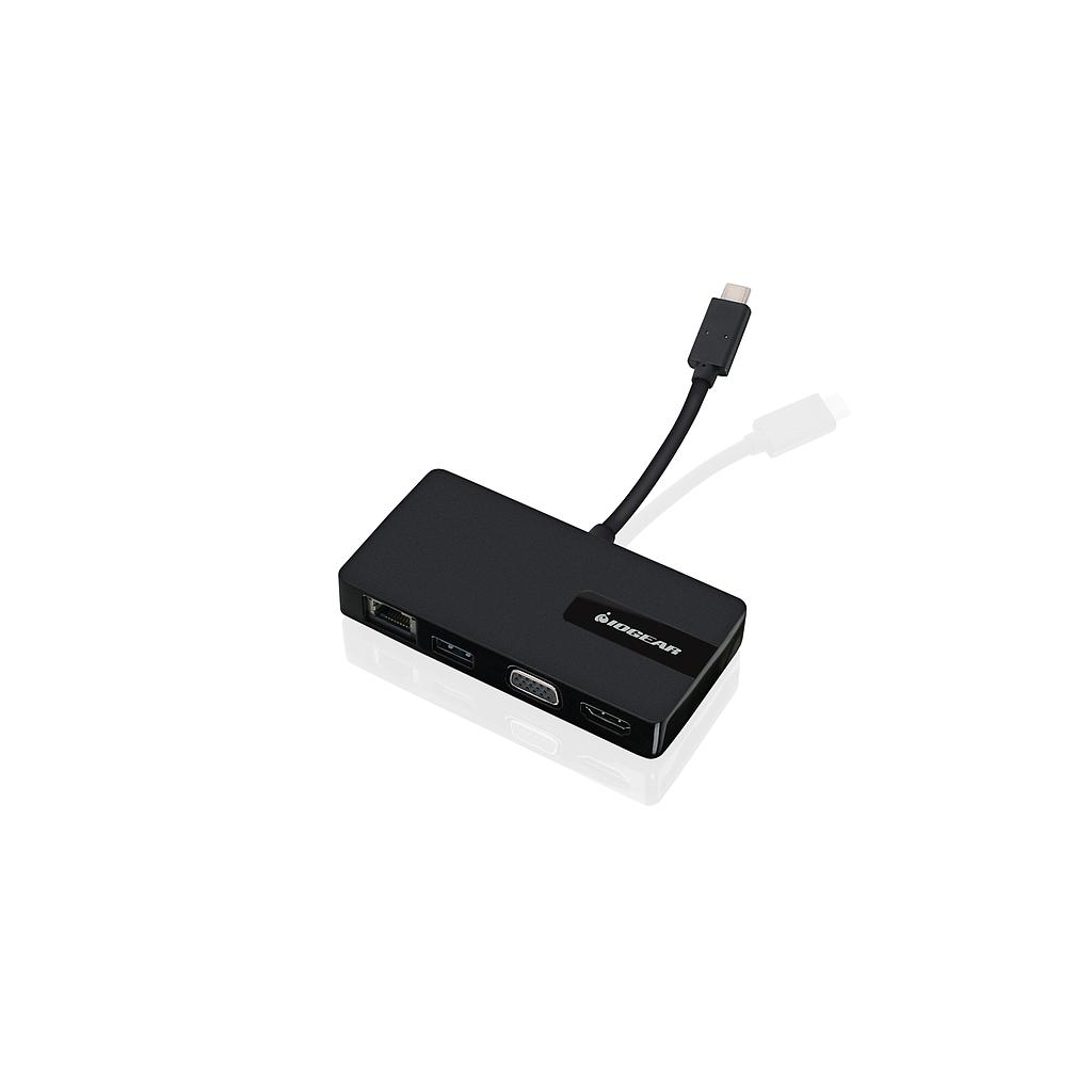 IOGEAR USB TYPE C TO HDMI/VGA/USB-A/RJ45 HUB
