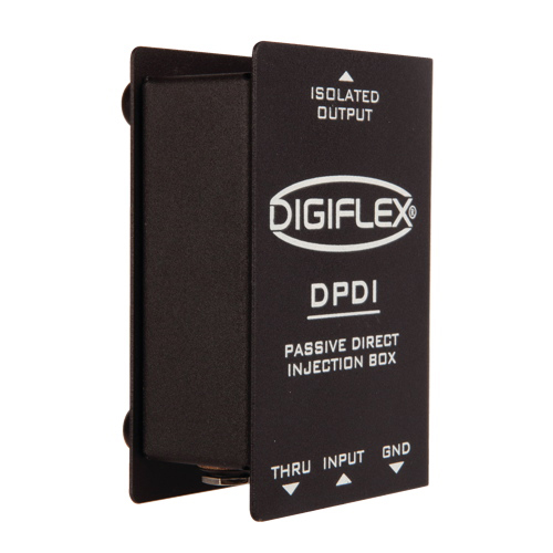 DIGIFLEX SINGLE CHANNEL DIRECT BOX WITH 1/4&quot; IN &amp; THROUGH