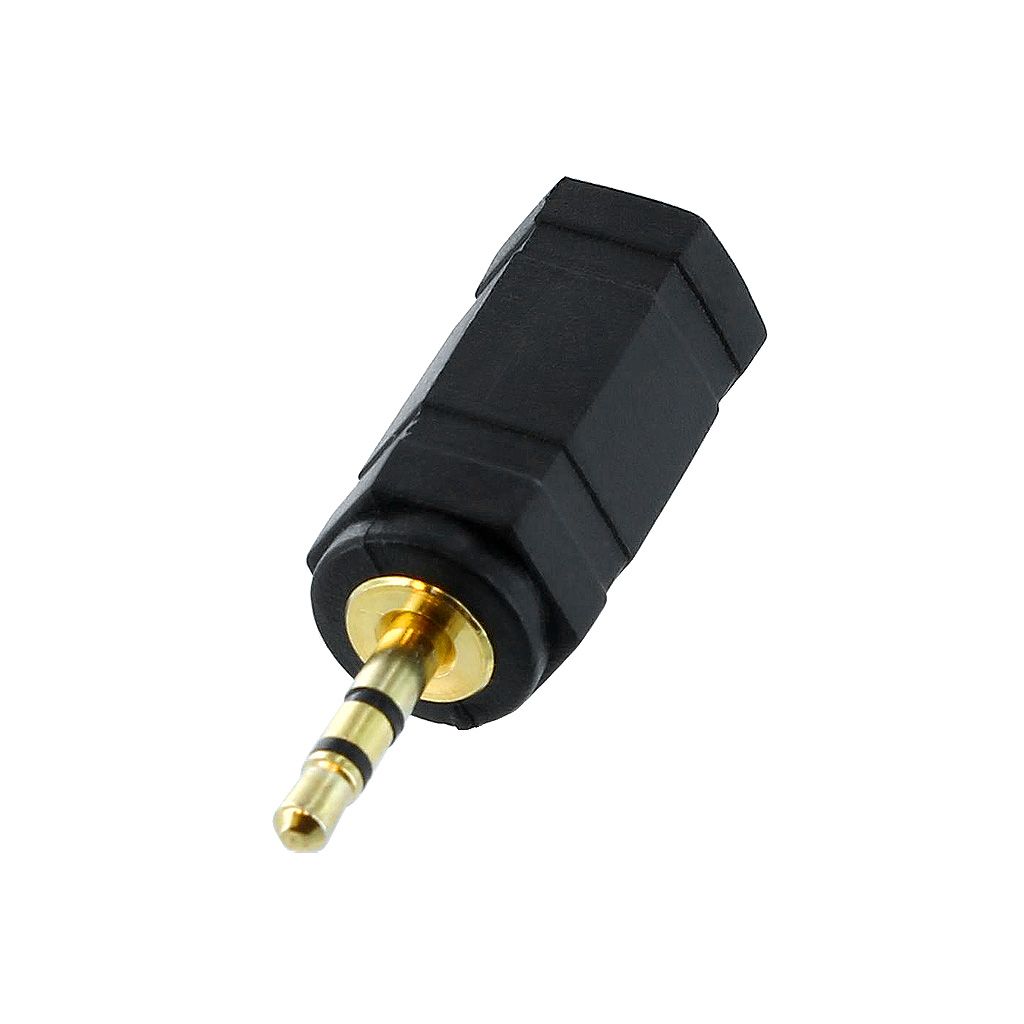3.5MM STEREO FEMALE JACK TO 2.5MM STEREO MALE PLUG