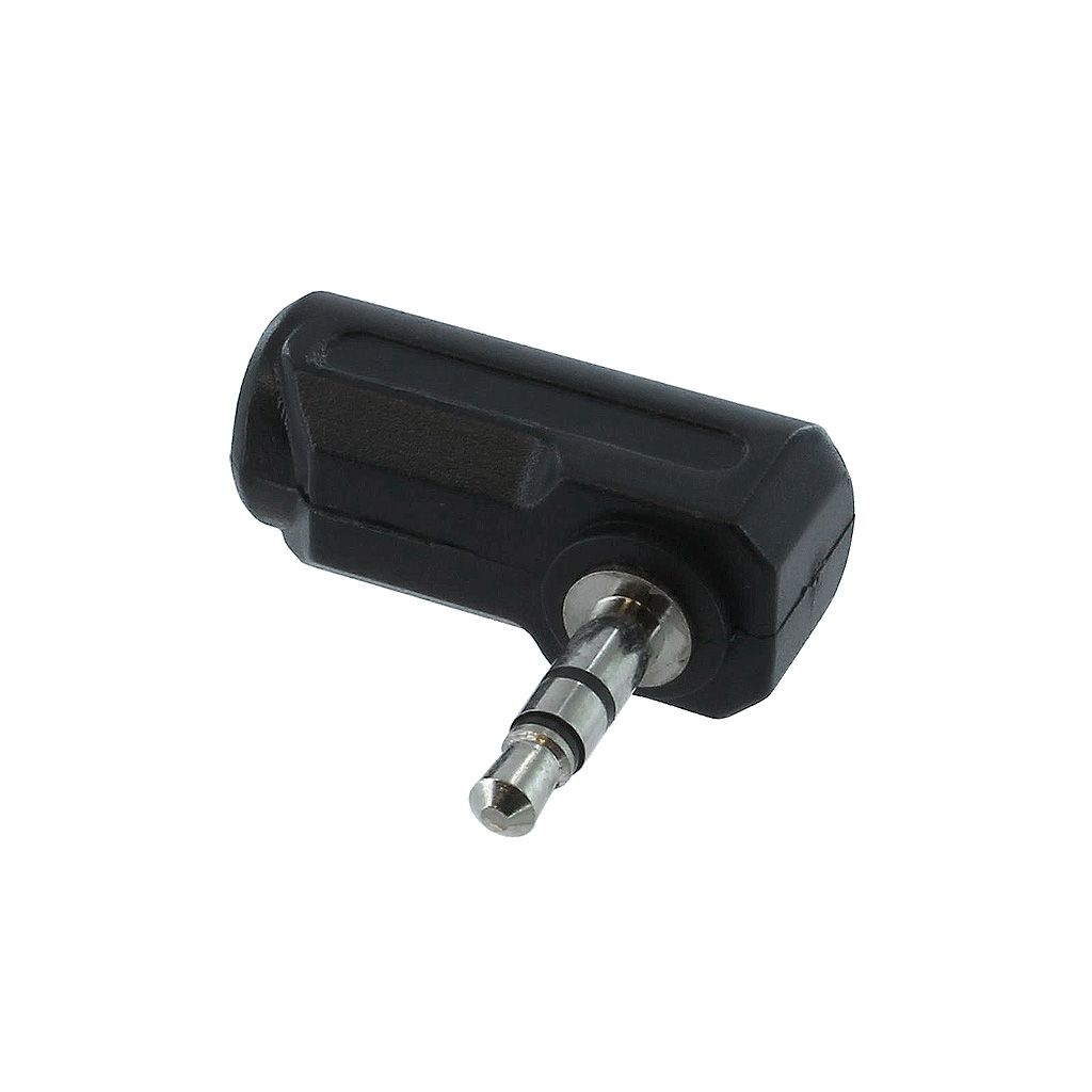 3.5MM STEREO M/F RIGHT ANGLE ADAPTER