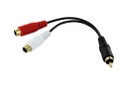 [RC113] RCA 6&quot; M-F/F Y-CABLE (FT4/CMG)