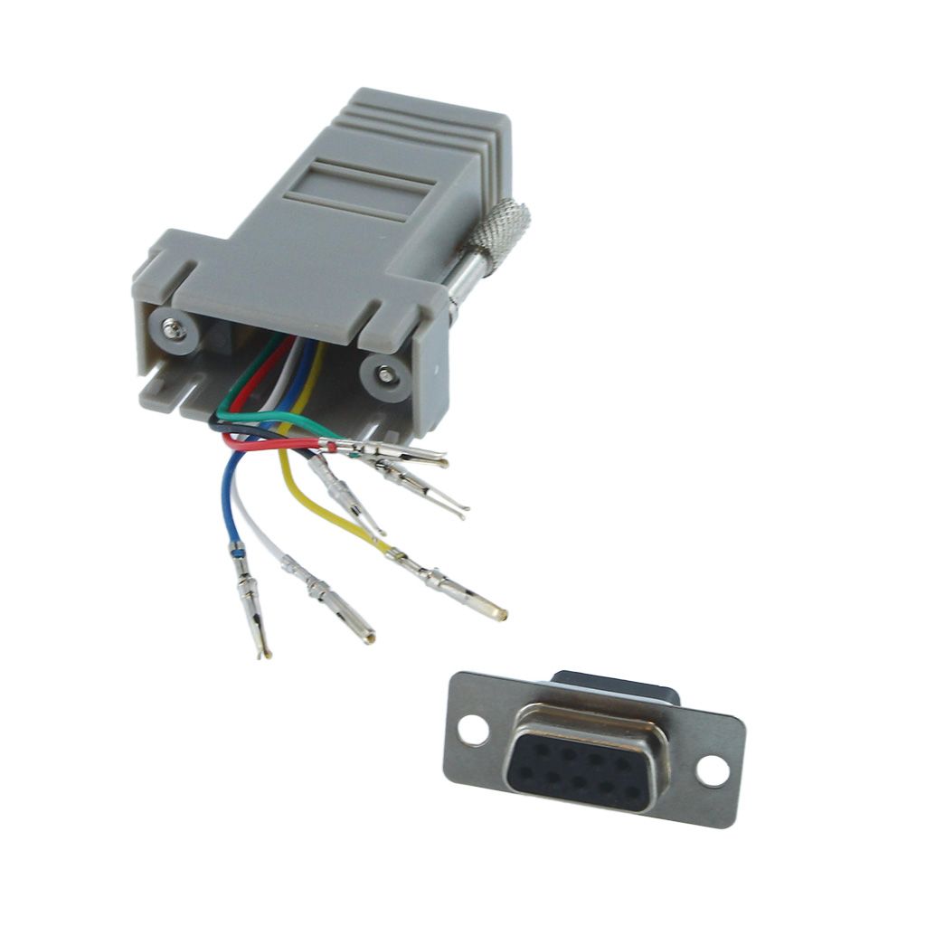 DB9 MALE TO RJ12 ADAPTER