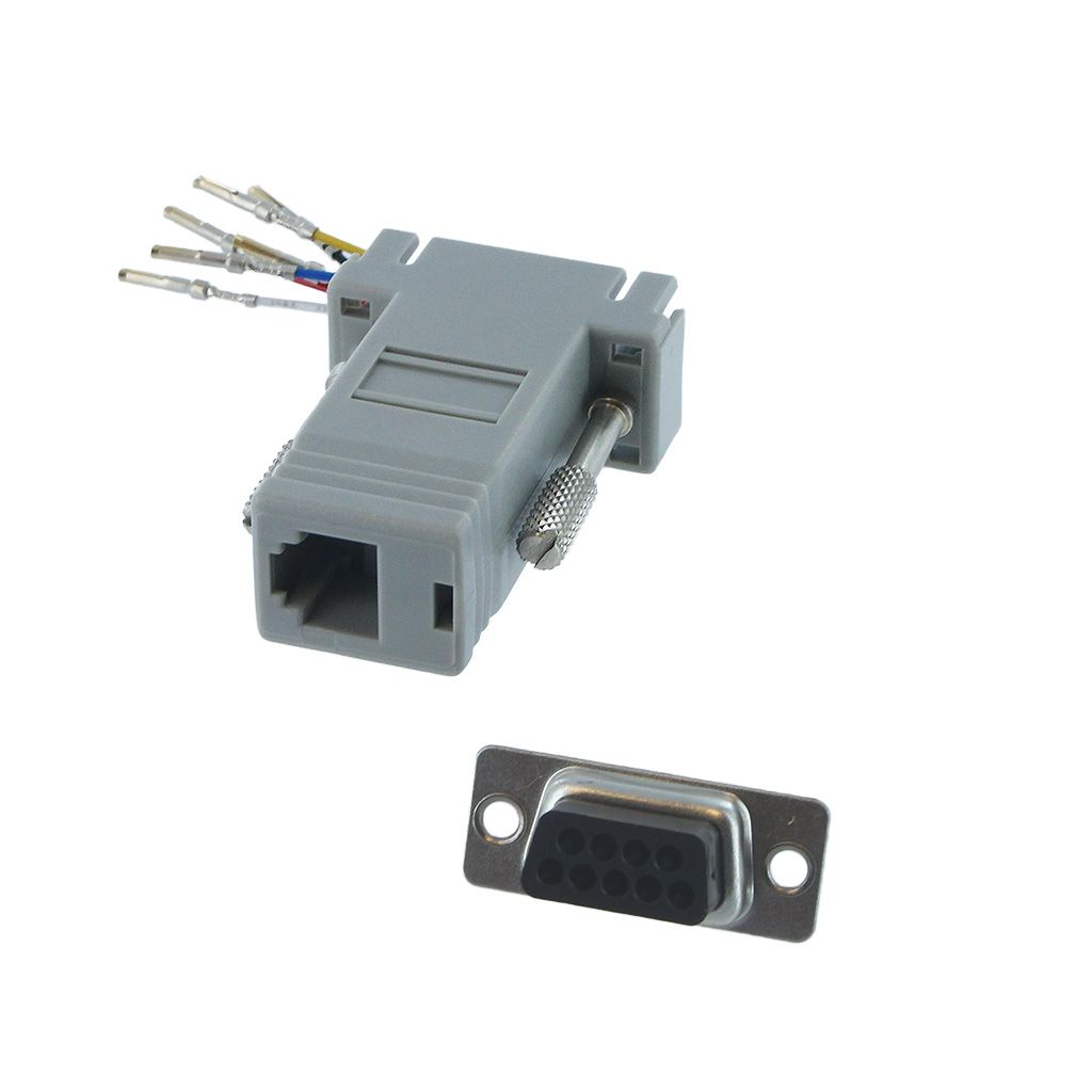 DB9 FEMALE TO RJ12 ADAPTER