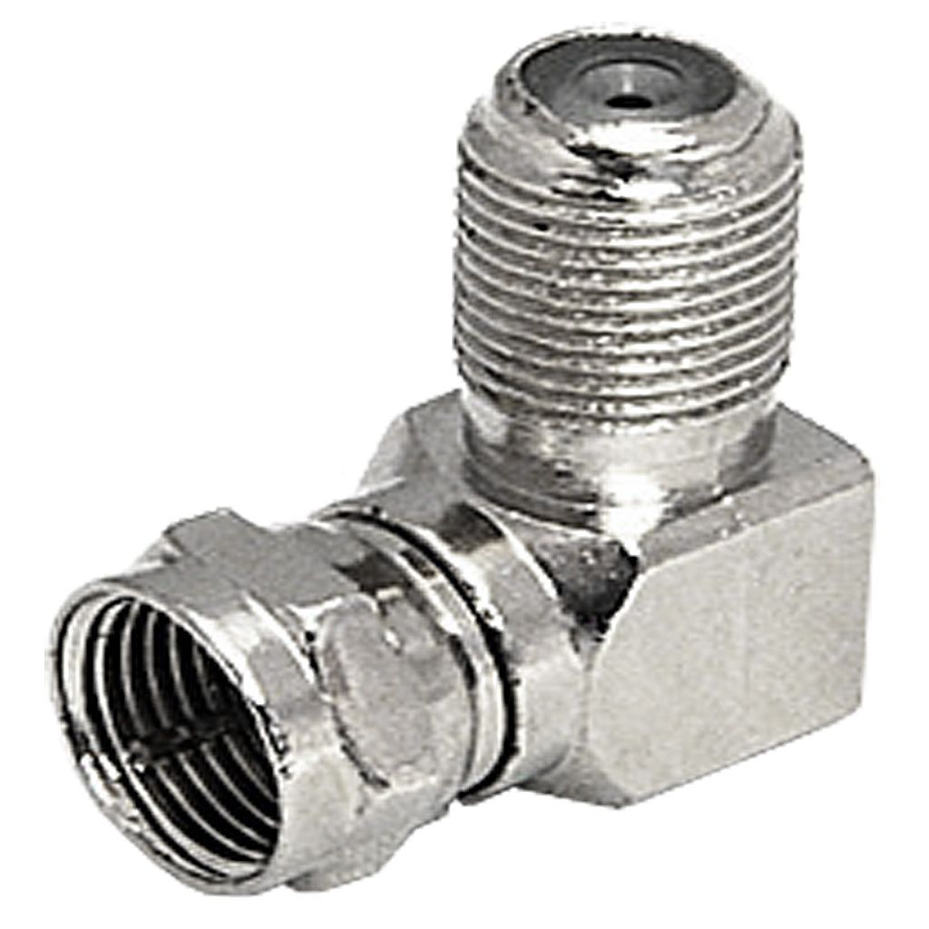 F-TYPE CONNECTOR M/F RIGHT ANGLE ADAPTER