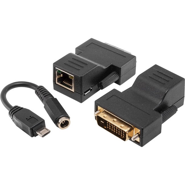 DVI CAT 5e/6 EXTENDER 1 IN 1 OUT/PAIR
