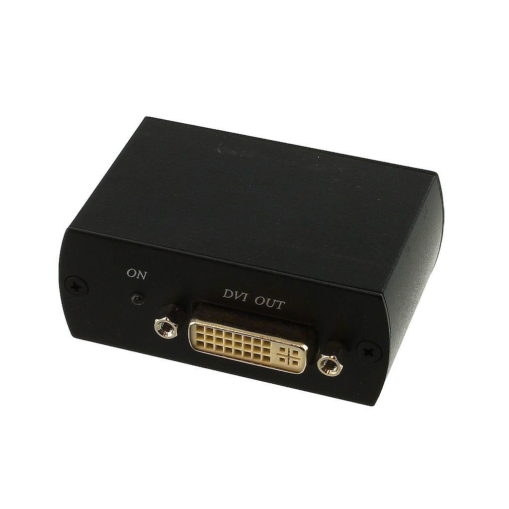 DVI SIGNAL REPEATER WITH POWER ADAPTER