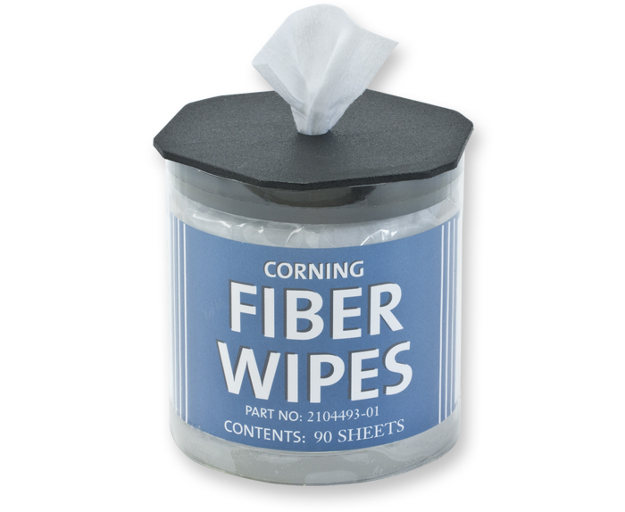CORNING FIBER-OPTIC CLEANING WIPES (90/PACK)