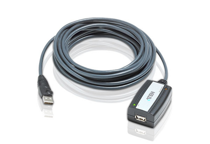 ATEN USB 2.0 A/A M/F REPEATER/EXTENSION CABLE (16')
