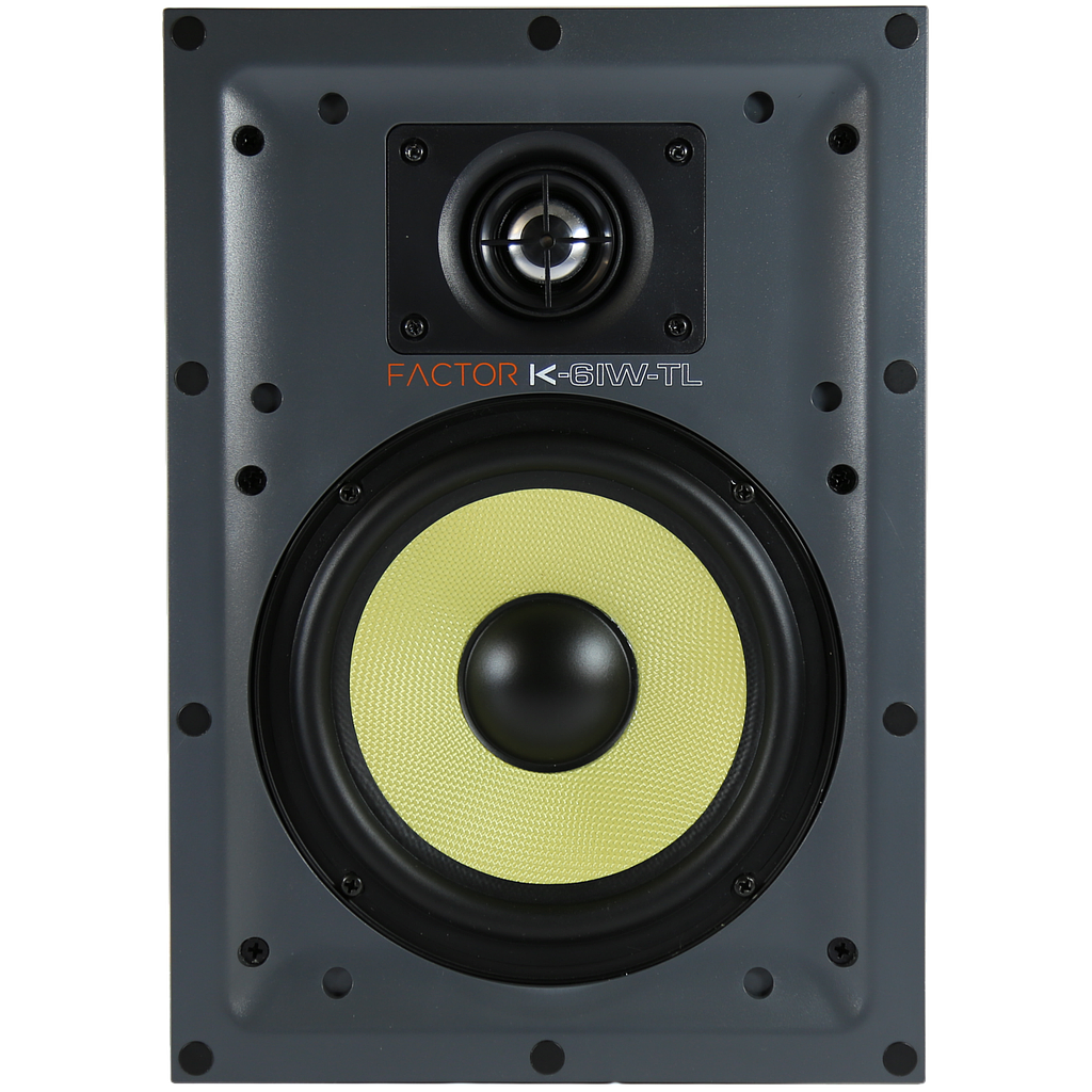 FACTOR 6.5&quot; KEVLAR IN-WALL TRIMLESS 125W SPEAKERS (PAIR)
