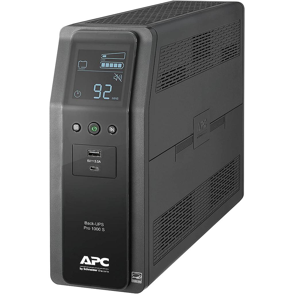 APC 10-OUTLET LCD BACK-UPS PRO UPS (600W / 1000VA)