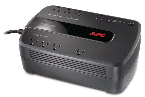 APC 8-PORT BACK-UPS ES UPS (390W/650VA)