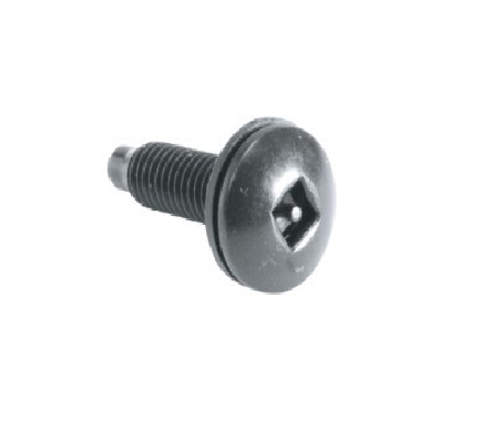 MIDDLE ATLANTIC SQUARE DRIVE SCREWS WITH SECURITY PIN (100/BAG)