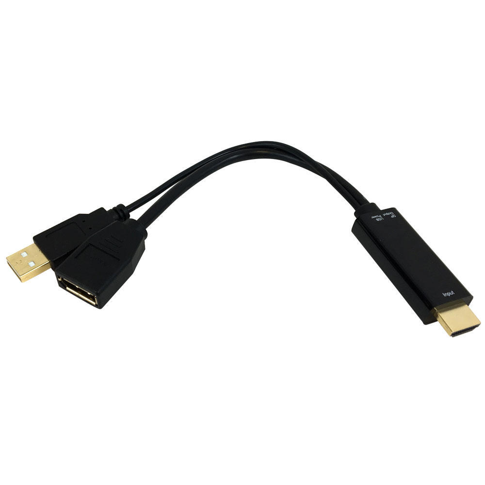 ACTIVE HDMI MALE TO DISPLAYPORT FEMALE ADAPTER