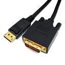 [VC762S] DISPLAYPORT TO DVI-D M/M CABLE (3')