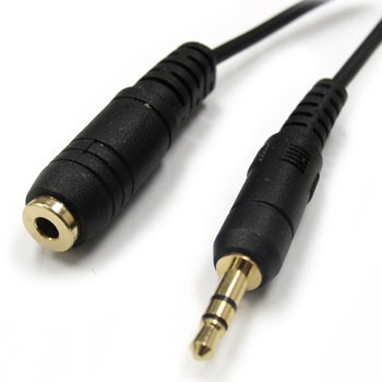 [RC101] 3.5MM STEREO M/F EXTENSION AUDIO CABLE (FT4/CMG) (1.5')