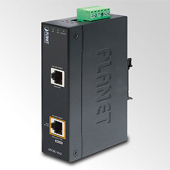IP30 INDUSTRIAL IEEE802.3at HIGH POWER 30W POE INJECTOR