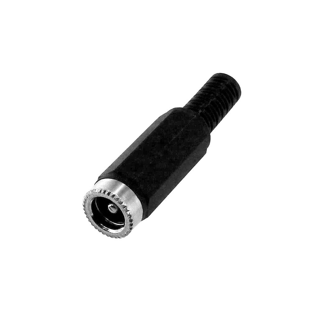 2.1 X 5.5 MM DC POWER CONNECTOR FEMALE PLUG SOLDER ON TYPE