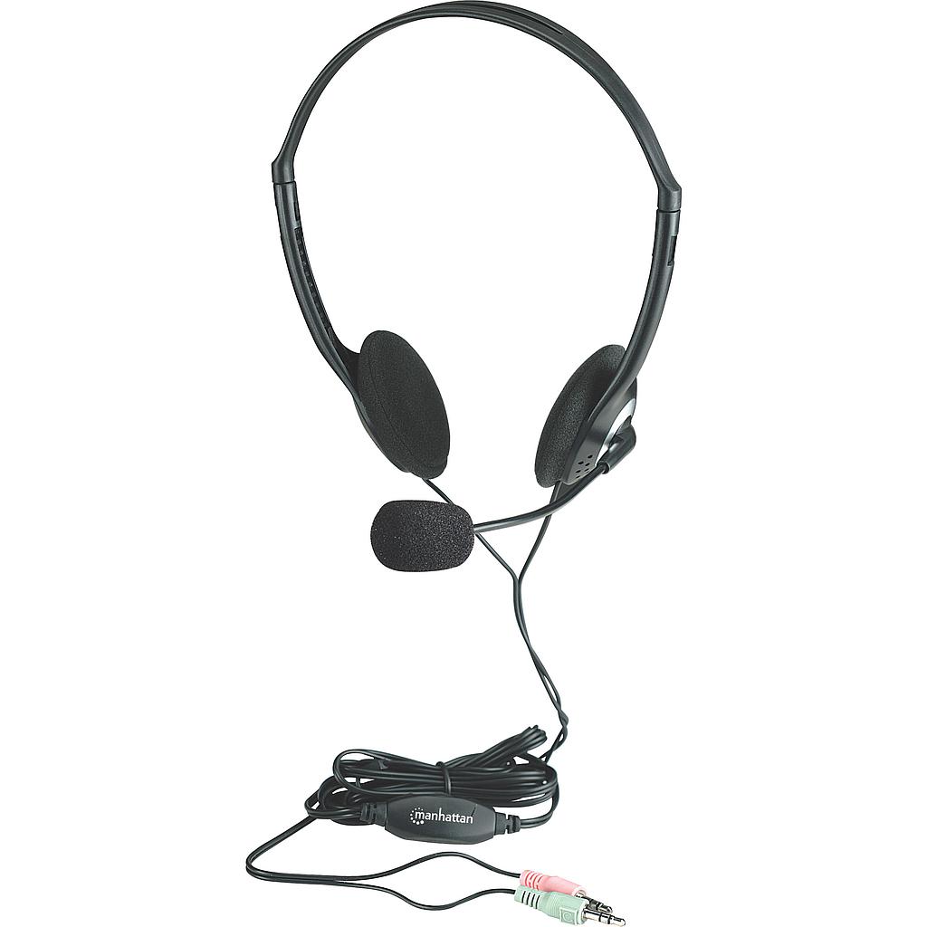 MULTIMEDIA STEREO HEADSET WITH MICROPHONE BLACK