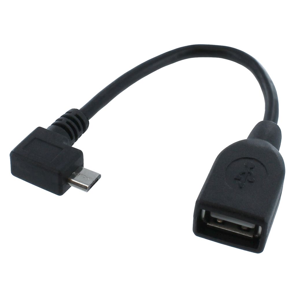 USB MICRO-B MALE TO USB A FEMALE OTG ADAPTER