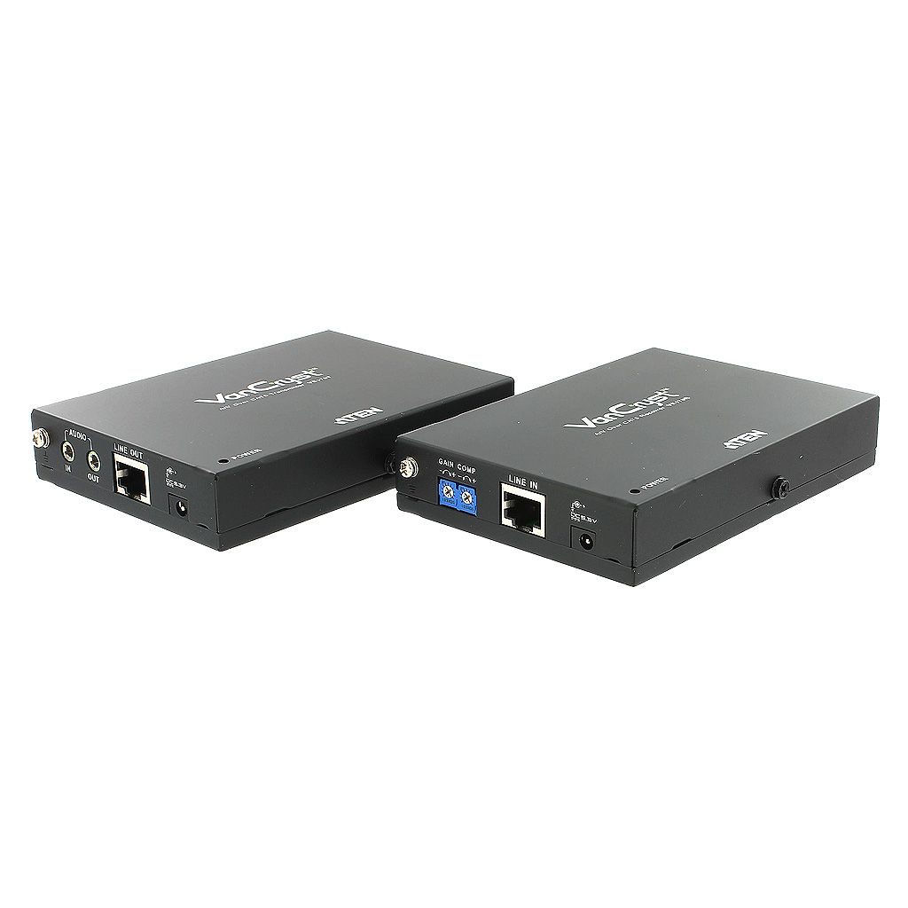 AUDIO VIDEO EXTENDER KIT UP TO 300M W/120V ADP.