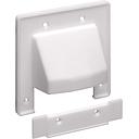 ARLINGTON 2-GANG REVERSIBLE TWO-PIECE LOW VOLTAGE WALL PLATE - WHITE