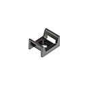 EXTRA WIDE SCREW-TYPE CABLE TIE WALL-MOUNT ANCHOR - BLACK (10/BAG)