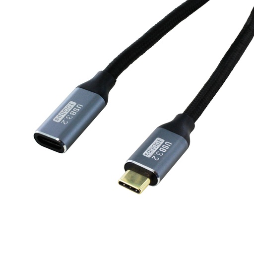 USB 3.2 GEN 1x2 TYPE C MALE TO TYPE C FEMALE EXTENSION CABLE