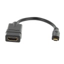 [VC675A] HDMI FEMALE TO MICRO HDMI MALE ADAPTER (8&quot;)
