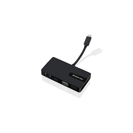 [IOGUH3C44] IOGEAR USB TYPE C TO HDMI/VGA/USB-A/RJ45 HUB