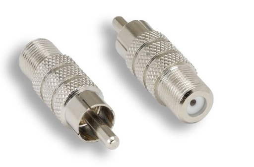 [BM011] RCA MALE TO F-TYPE CONNECTOR FEMALE ADAPTER