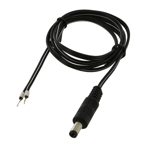 [PW03] DC POWER PLUG MALE WITH OPEN END CABLE