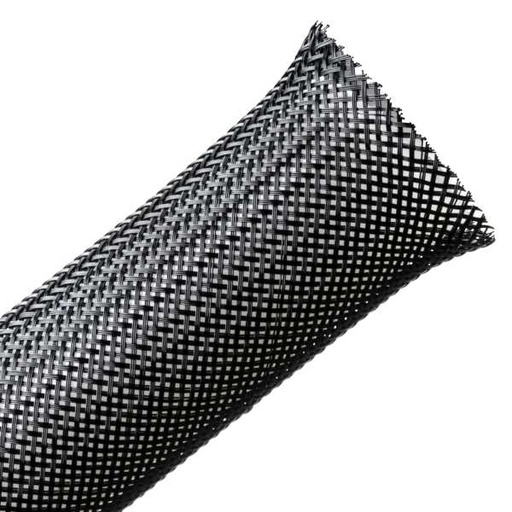 [HTFREB1B] HELLERMANN 1&quot; FRAY-RESISTANT EXPANDABLE BRAIDED SLEEVING - 50'