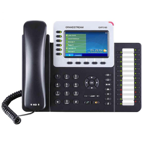 [GSGXP2160] GRANDSTREAM 6 LINE VOIP PHONE DESK SET
