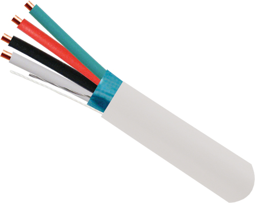 [NC224S] 1000' 22AWG 4-CONDUCTOR SHIELDED SECURITY CABLE (FT4/CMR)