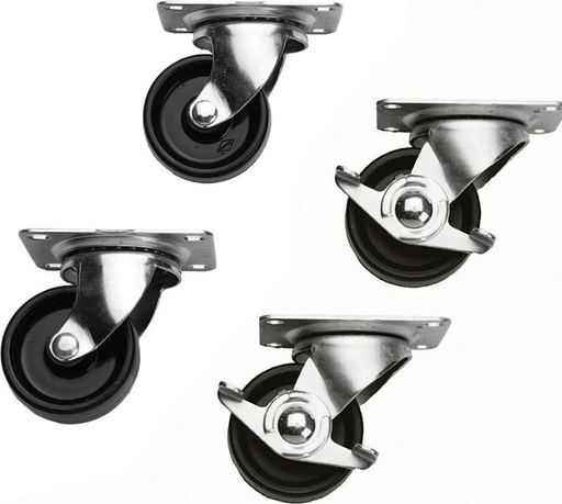 [MA5WL] MIDDLE ATLANTIC LOCKING CASTERS FOR SLIM 5 AND ERK CABINET