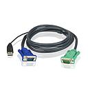 ATEN USB KVM CABLE W/3-IN-1 SPHD FOR [CS-1742/44]
