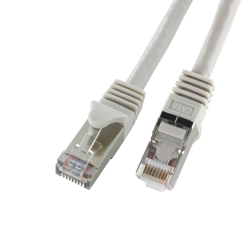 CAT6 SHIELDED F/UTP NETWORK PATCH CABLE 26AWG (GREY)